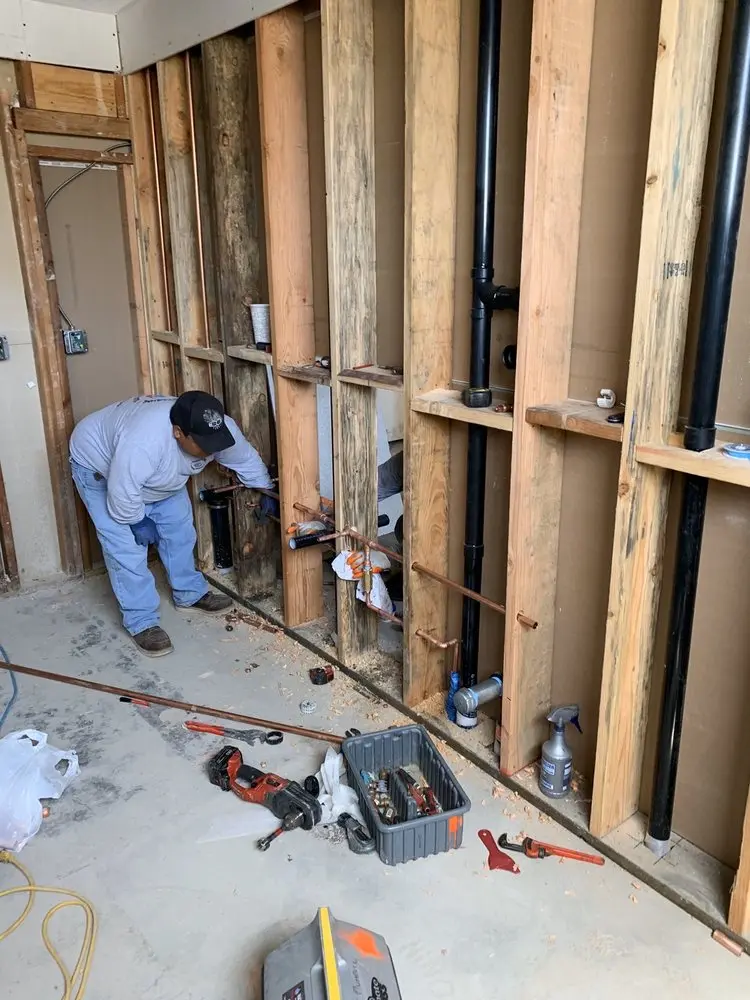 Commercial rough-in plumbing for Gas Line Repair in Gold Canyon